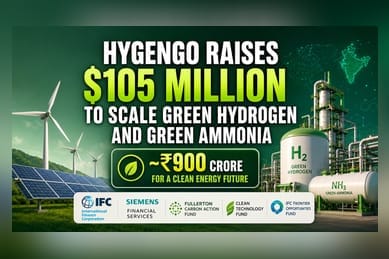Hygenco Raises $105 Million to Scale Green Hydrogen Projects