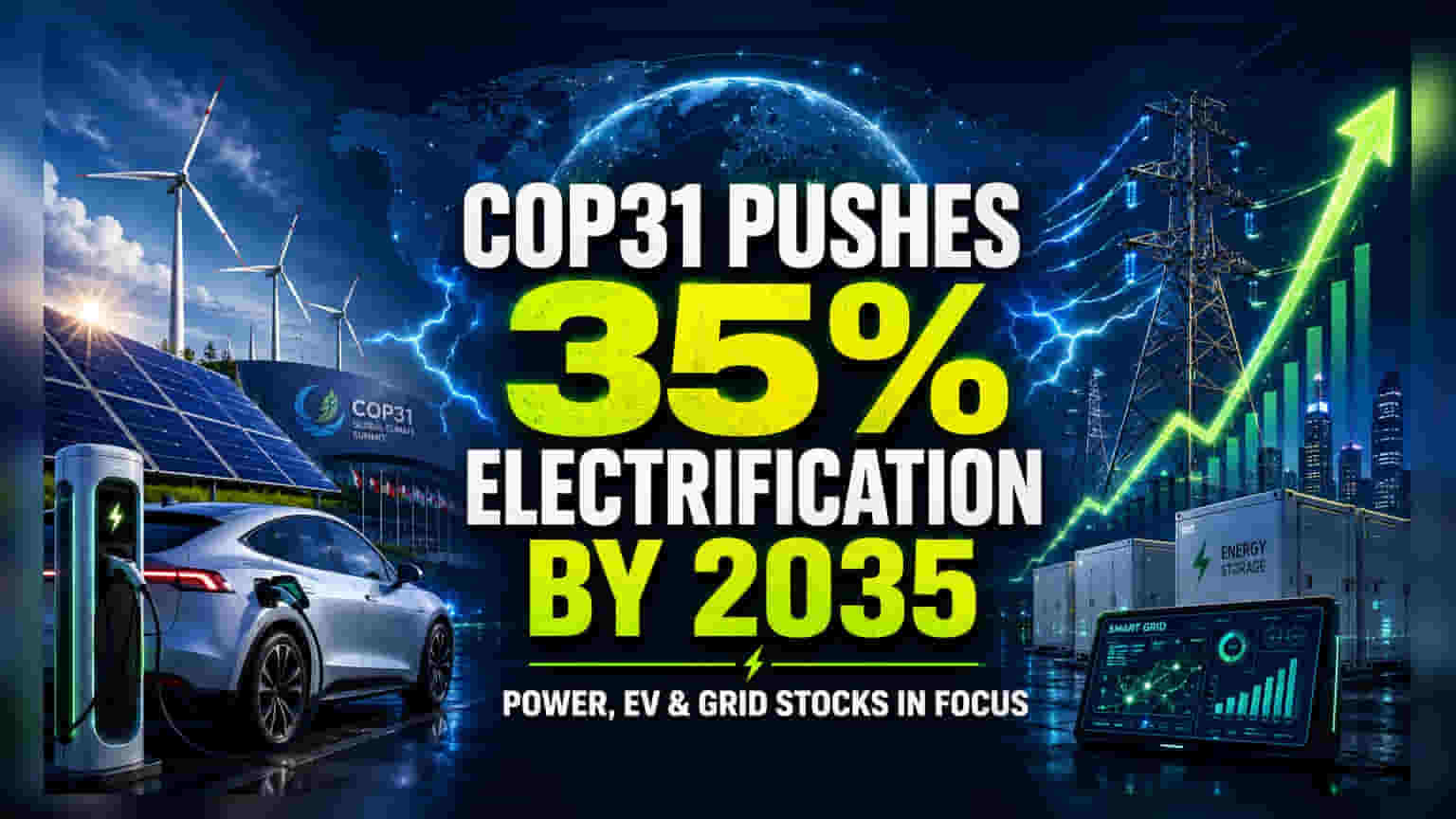 Global Energy Shift: New 35% Electrification Target by 2035