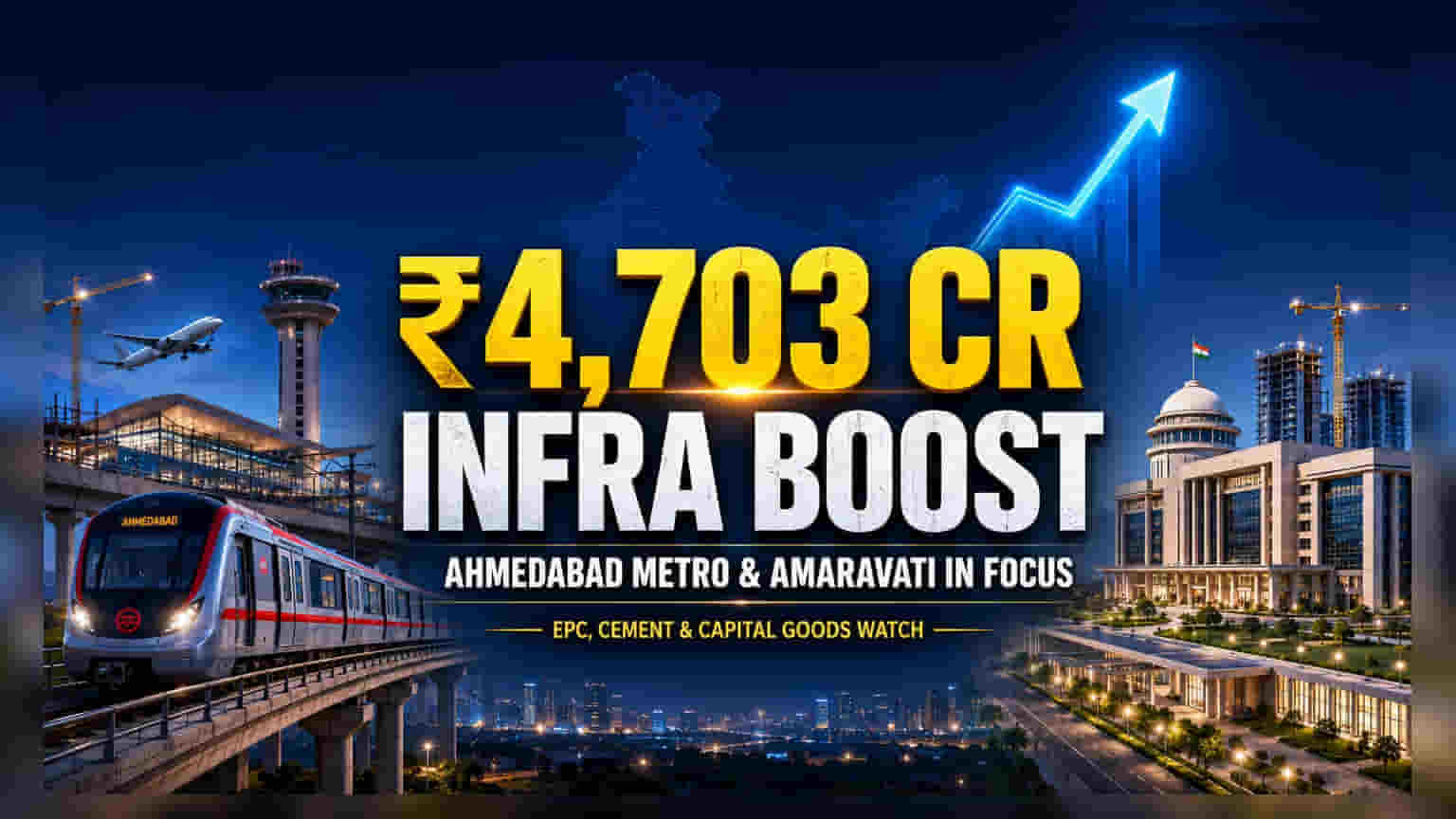अहमदाबाद मेट्रो आणि अमरावती प्रकल्पांसाठी ₹4,703 कोटींना कॅबिनेटची मंजूरी!