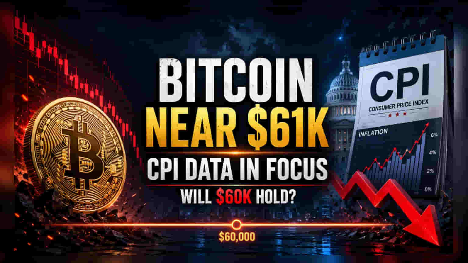 Bitcoin Near $61,000: US Inflation Data Holds the Key