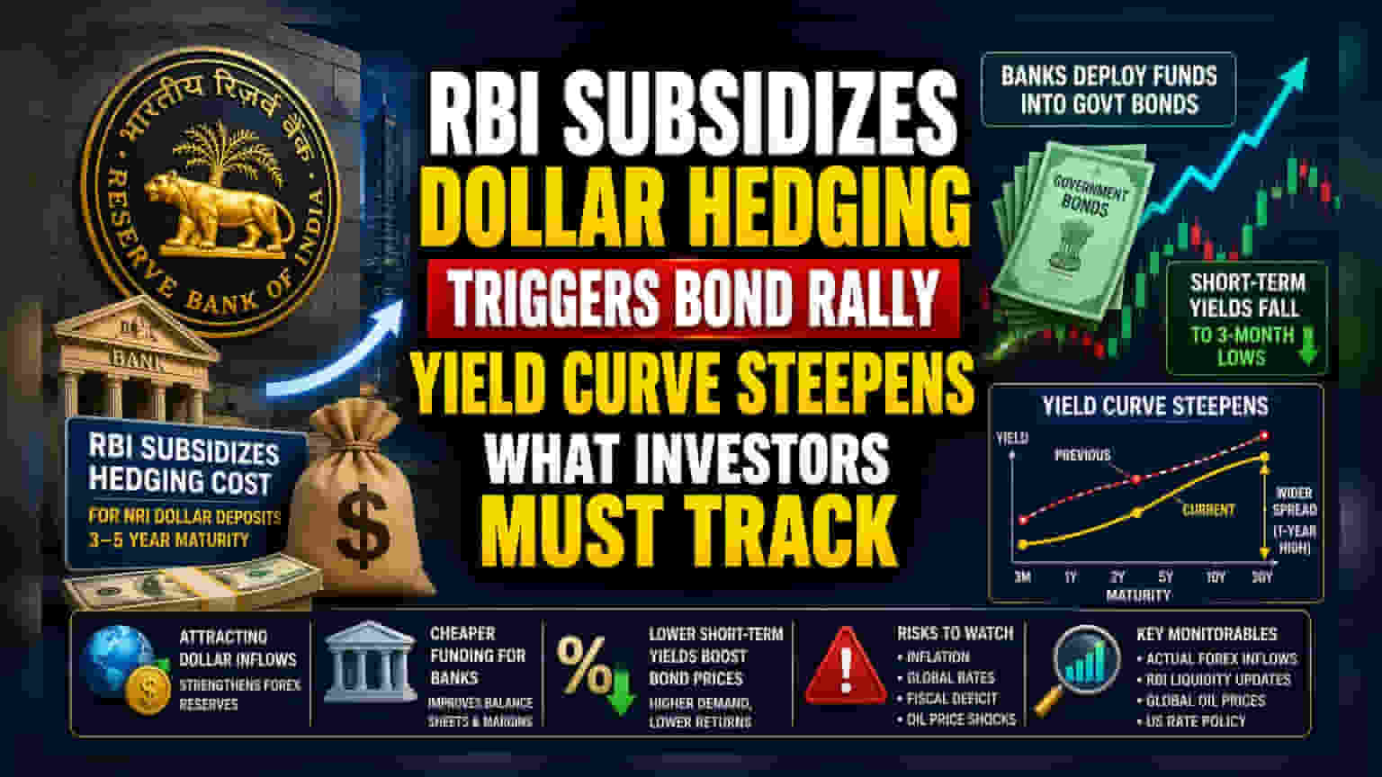 RBI புதிய திட்டம்: NRI டாலர் டெபாசிட்களுக்கு மானியம் - பாண்ட் மார்க்கெட்டில் பெரிய ஏற்றம்!