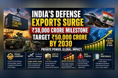 India’s Defense Exports Hit ₹38,000 Cr: What It Means