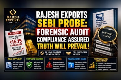 Rajesh Exports to Cooperate with SEBI Audit on Revenue Claims