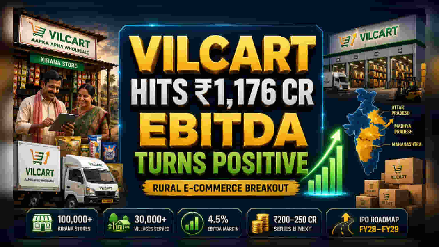 VilCart की कमाई ₹1,176 करोड़ पार: ग्रामीण रिटेल में आया बड़ा बदलाव!