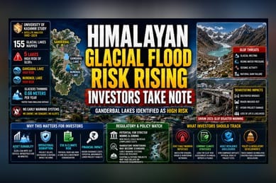 GLOF Risks in Kashmir: What Infrastructure Investors Should Watch