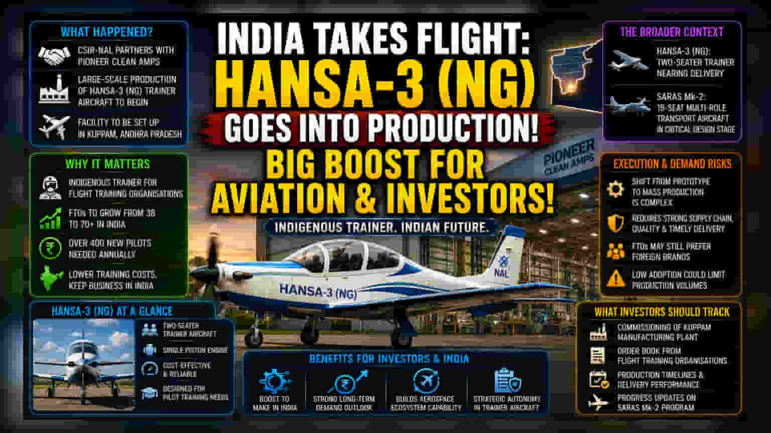 CSIR-NAL Partners With Pioneer Clean Amps for HANSA-3