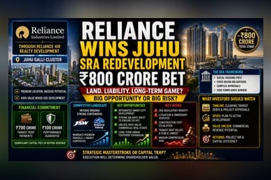 Reliance Secures Massive Juhu Slum Project Amid Debt Oversight