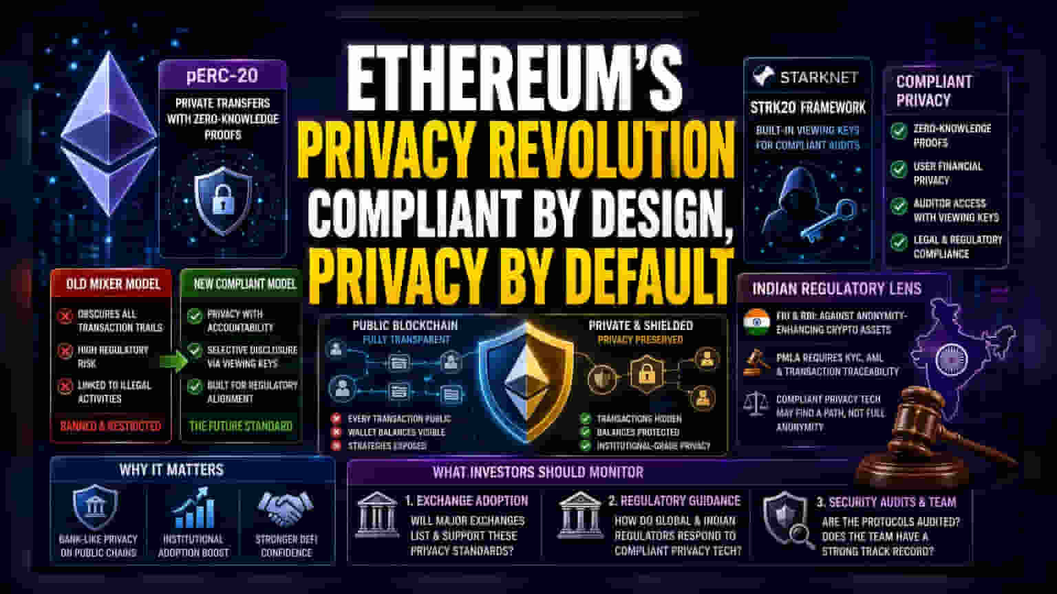 Ethereum-ல் புதிய புரட்சி: 'Compliant Privacy' கருவிகளுடன் முதலீட்டாளர்களுக்கு என்ன லாபம்?