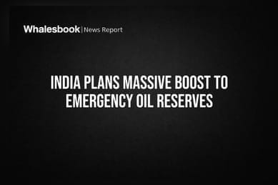 India Plans Massive Boost to Emergency Oil Reserves