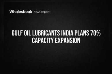 Gulf Oil Lubricants India Plans 70% Capacity Expansion