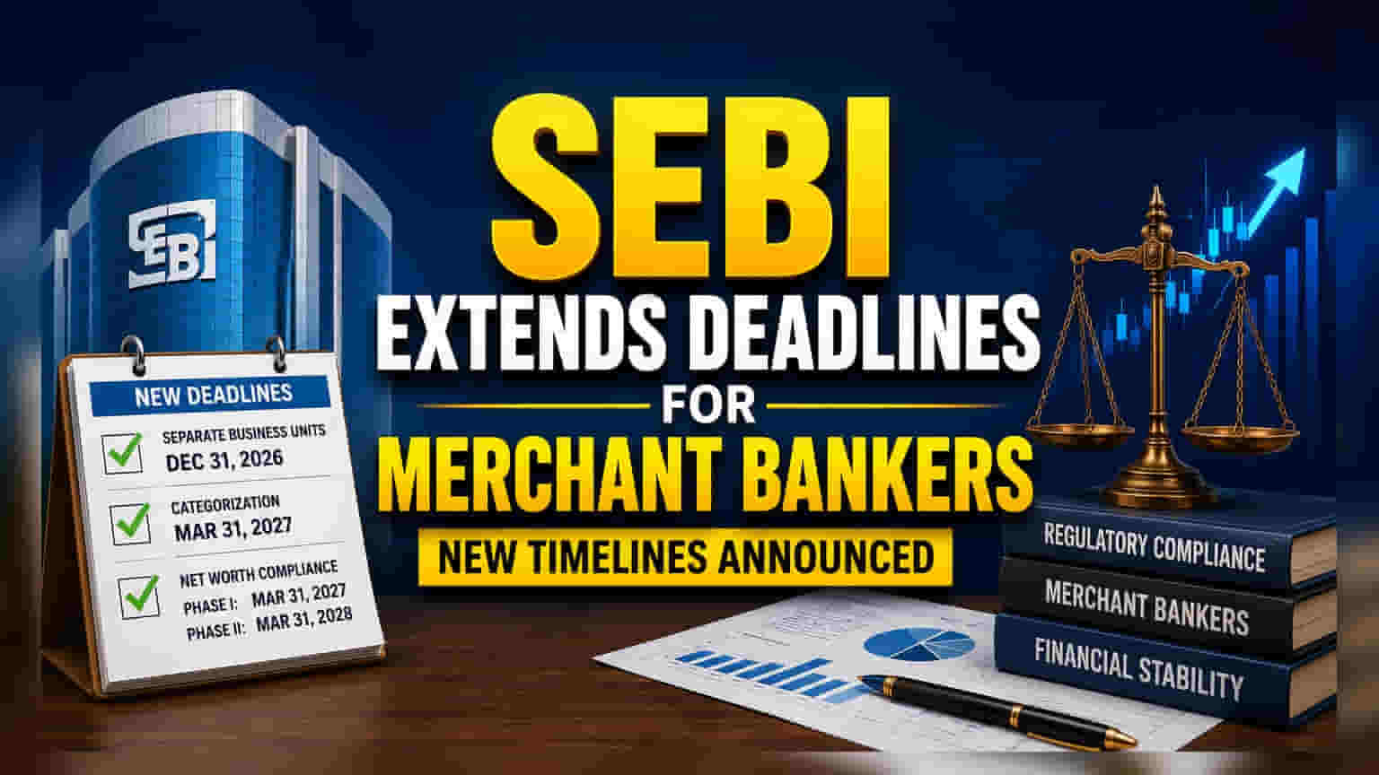 SEBI Extends Compliance Deadlines for Merchant Bankers