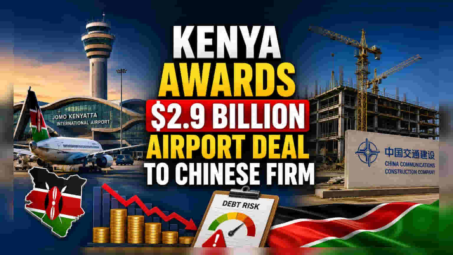 Kenya Awards $2.9B Airport Contract, Shifting Toward Beijing