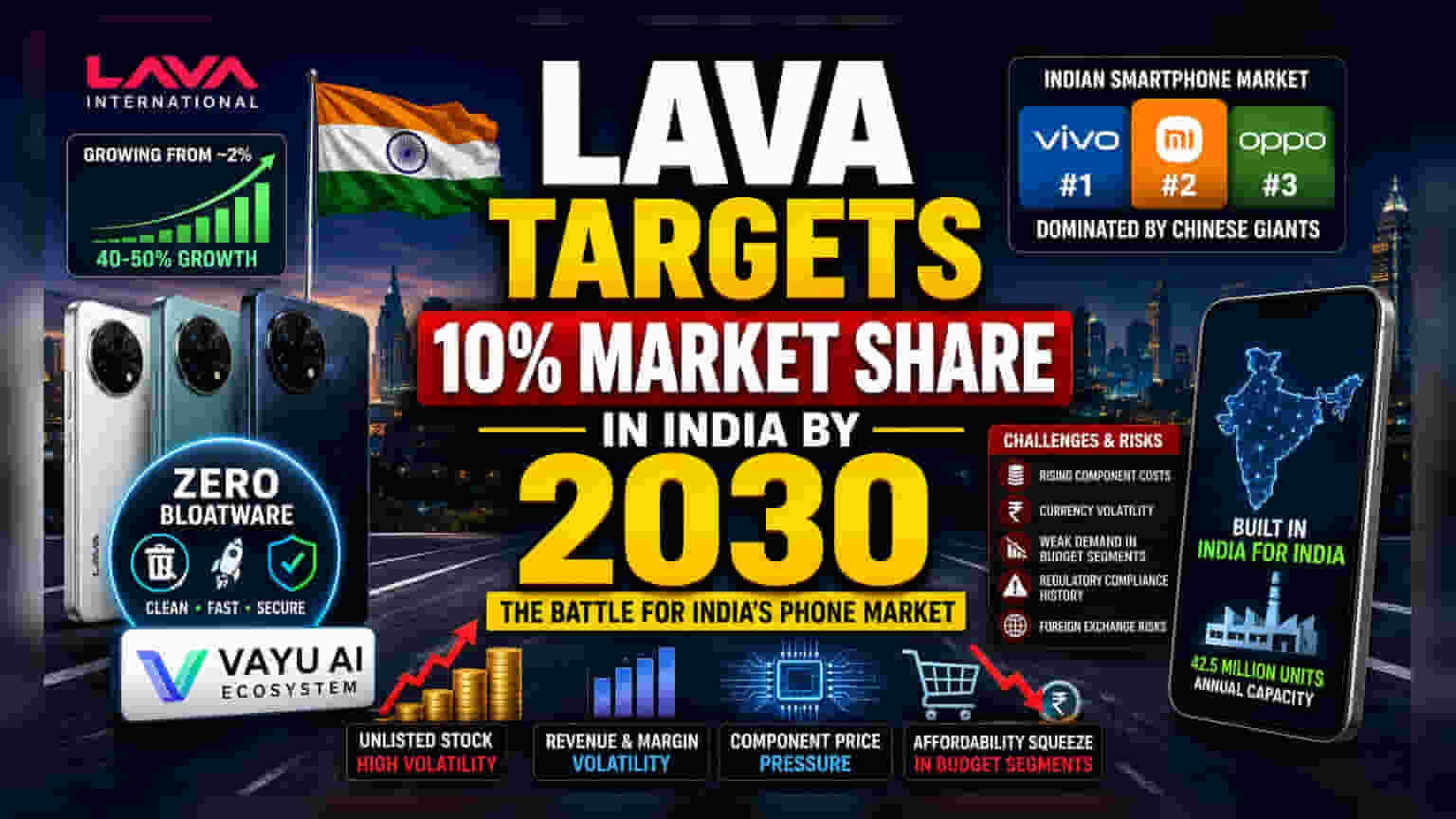 Lava International Targets 10% Market Share Amid Sector Squeeze