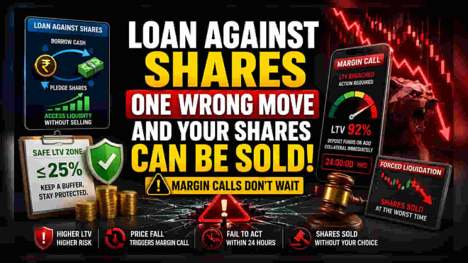 Loan Against Shares: ਤੁਹਾਡੇ ਕੋਲੈਟਰਲ (Collateral) ਲਈ ਵੱਡਾ ਖ਼ਤਰਾ!