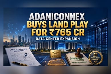 AdaniConneX Buys Land Firm for ₹765 Crore to Boost Data Centers