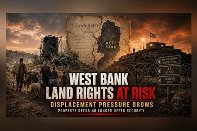 Geopolitical Update: West Bank Land Tensions Rise