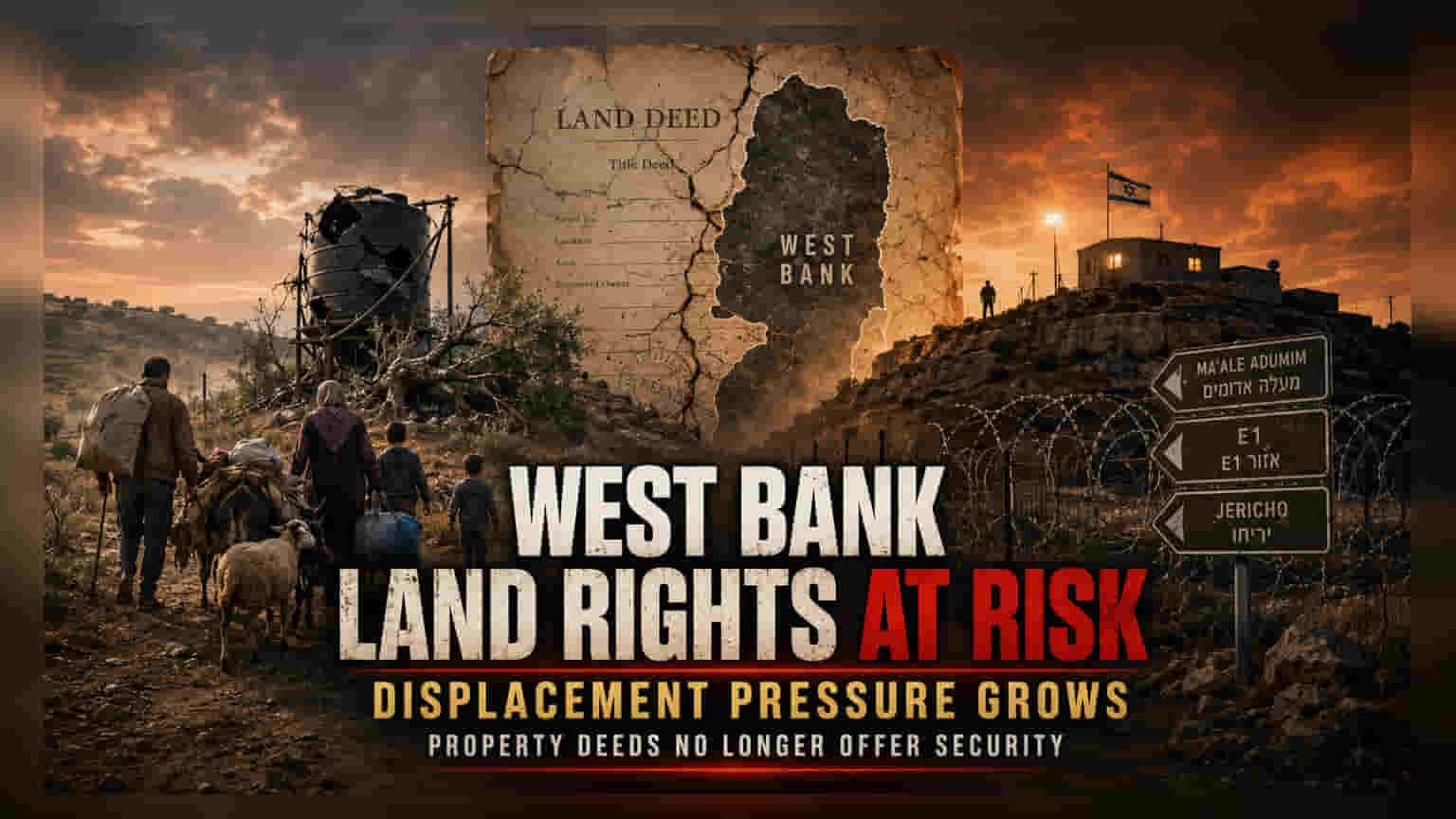West Bank లో భూ వివాదాలు: పాలస్తీనా కుటుంబాల ఆందోళన