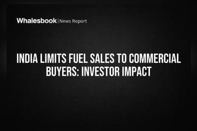 India Limits Fuel Sales to Commercial Buyers: Investor Impact