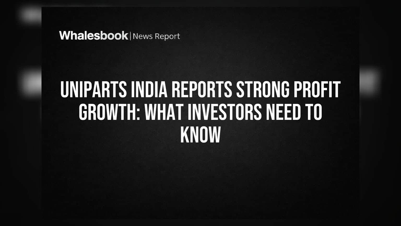 Uniparts India शेअरची रॉकेट गती: प्रॉफिटमध्ये **80%** वाढ! गुंतवणूकदारांसाठी काय आहे खास?