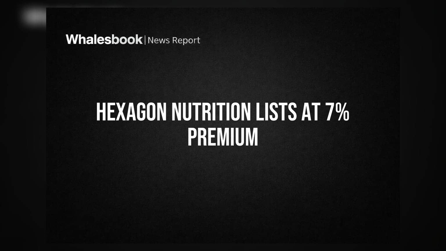 Hexagon Nutrition Share: 7% પ્રીમિયમ પર લિસ્ટિંગ, પણ રોકાણકારો માટે આ બાબતો પર રાખવી નજર!