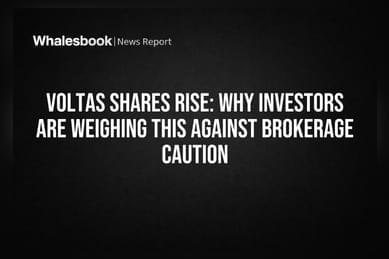 Voltas Shares Rise: Why Investors Are Weighing This Against Brokerage Caution