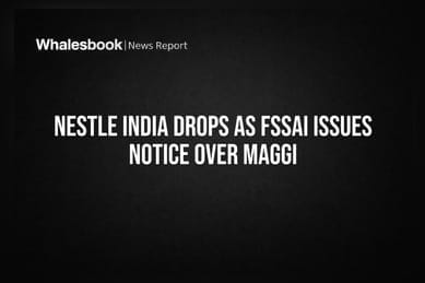 Nestle India Drops as FSSAI Issues Notice Over Maggi
