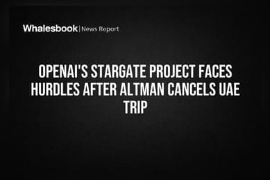 OpenAI's Stargate Project Faces Hurdles After Altman Cancels UAE Trip