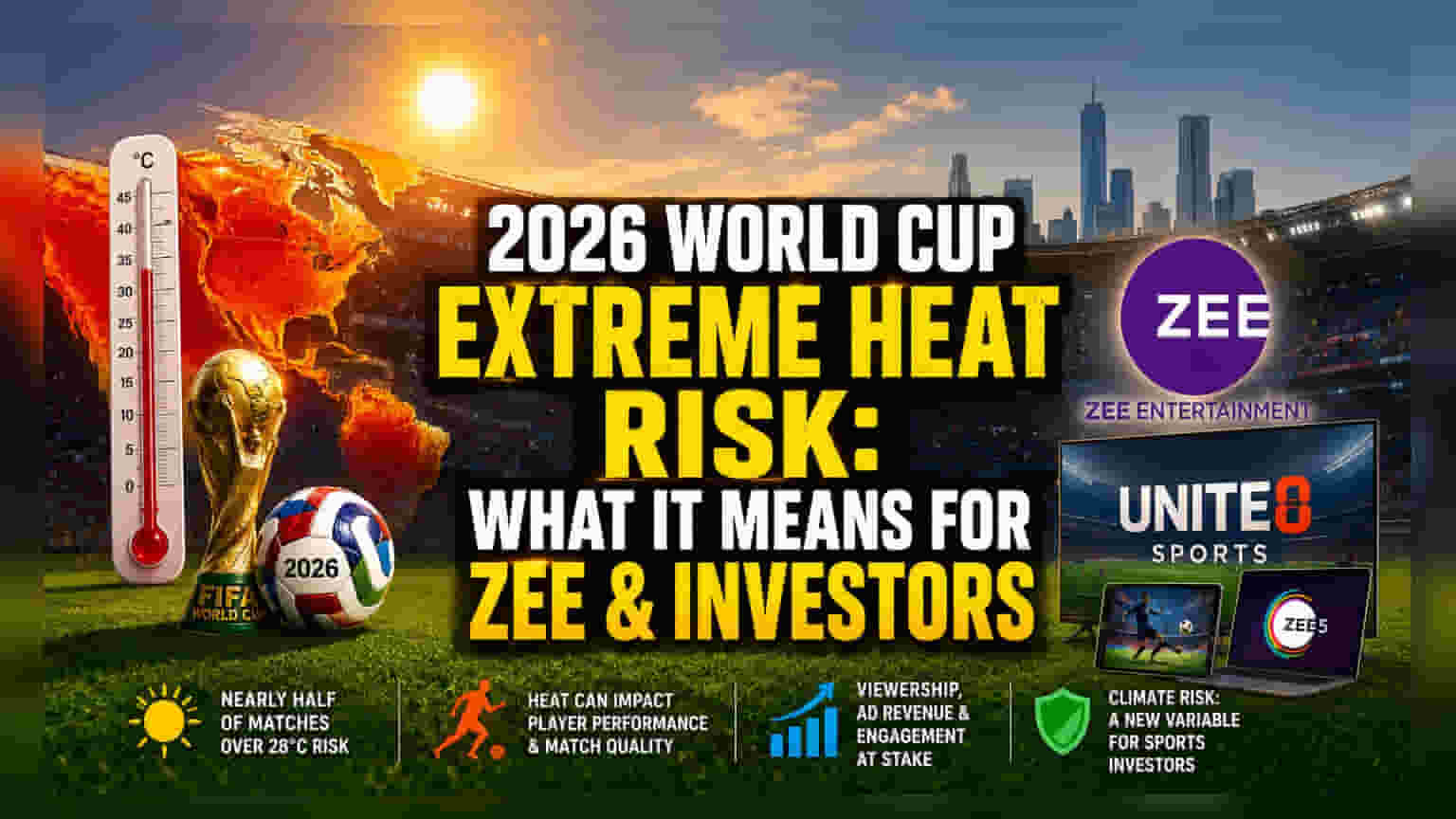 FIFA 2026: ગરમીનો પ્રકોપ ઝી એન્ટરટેઈનમેન્ટ માટે નવી ચિંતા