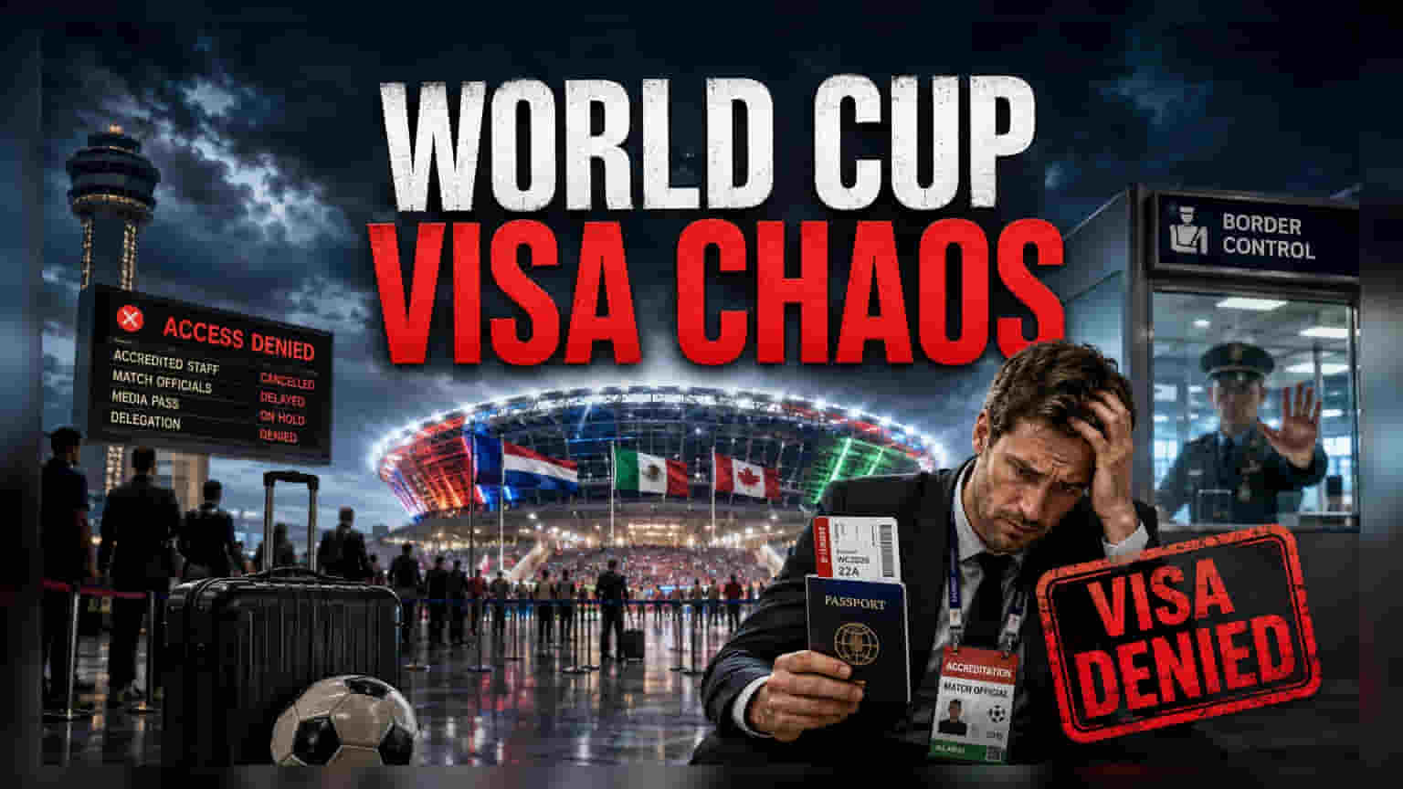FIFA World Cup 2026: अमेरिकेकडून व्हिसा नाकारला! पॅलेस्टिनी फुटबॉल फेडरेशन प्रमुखांना प्रवेशबंदी