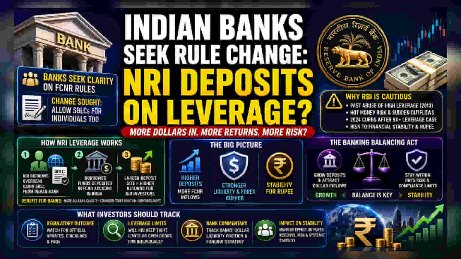 NRI गुंतवणूकदारांसाठी आनंदाची बातमी? RBI कडे बँकांची स्पष्टीकरणाची मागणी