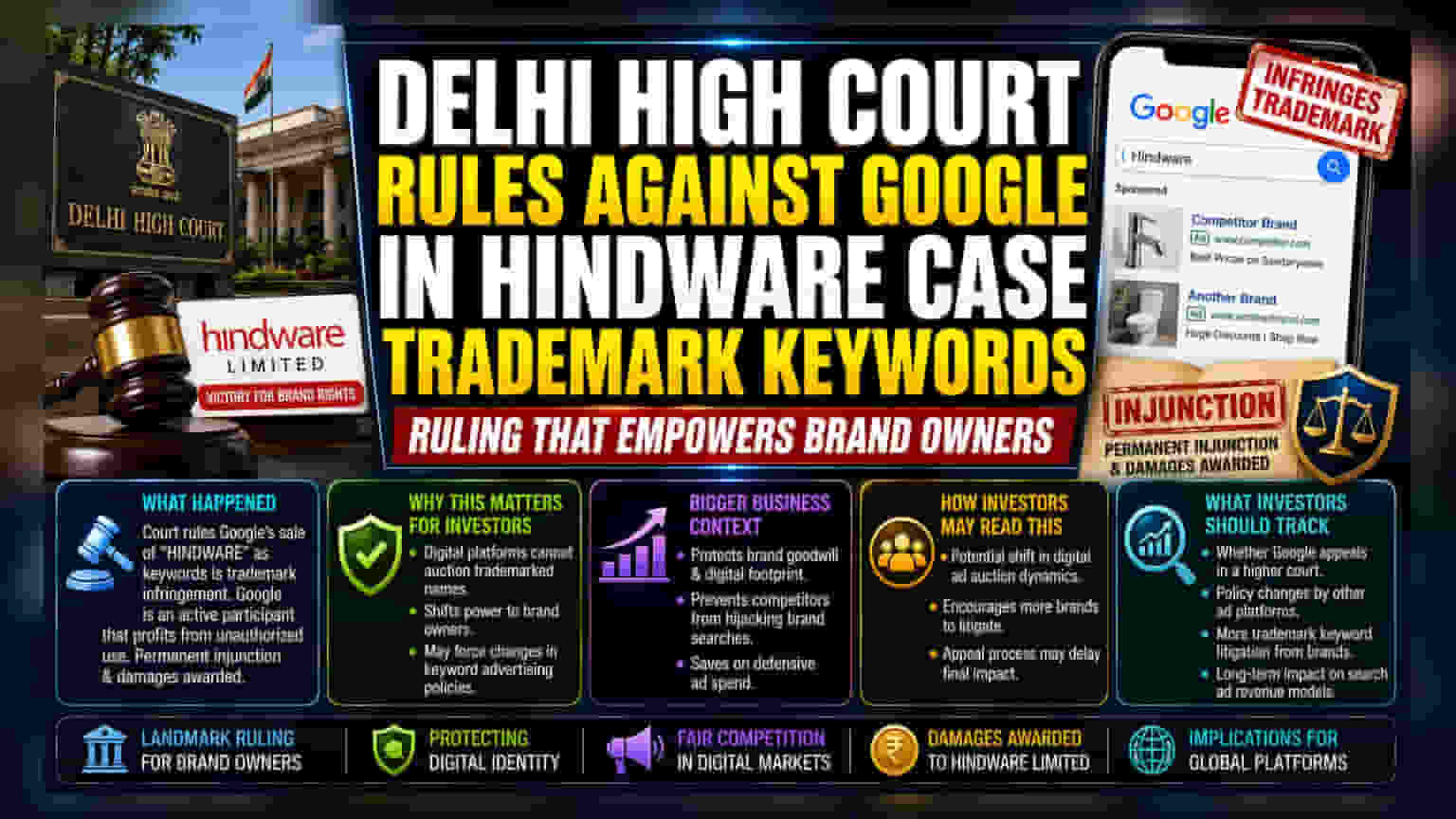 Delhi High Court Rules Against Google in Trademark Dispute