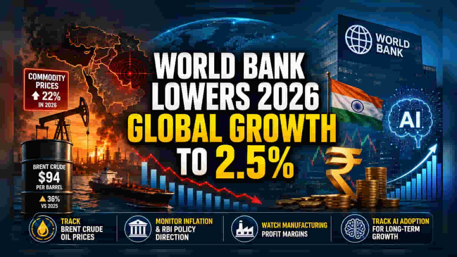 World Bank Cuts 2026 Global Growth Forecast to 2.5%