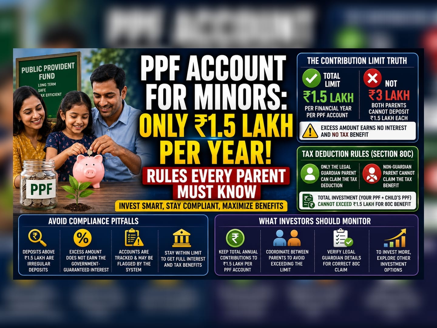 PPF for Children: Tax and Contribution Rules Decoded