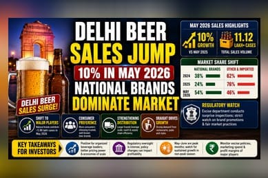 Delhi Beer Sales Jump: Why Major Brands Are Winning