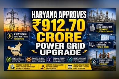 Haryana Greenlights Rs 913 Cr Power Grid Upgrade