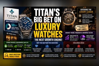 Titan Bets Big on Luxury Watches to Drive Growth