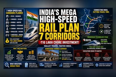 India's Rs 16 Lakh Crore High-Speed Rail Push: Investor Guide