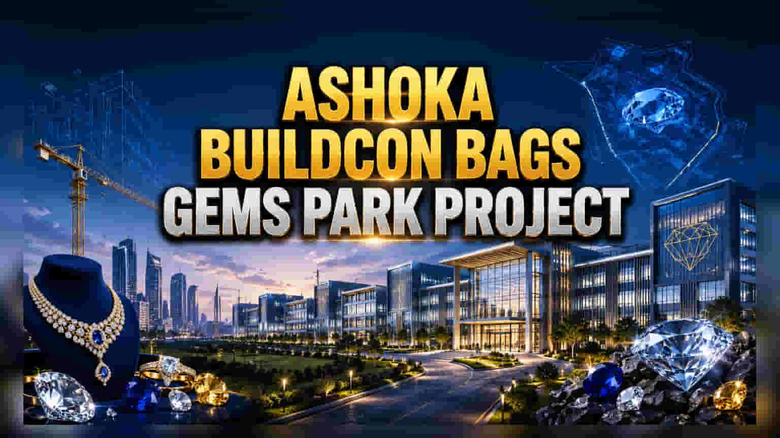 Ashoka Buildcon Wins Raipur Gems & Jewellery Park Project