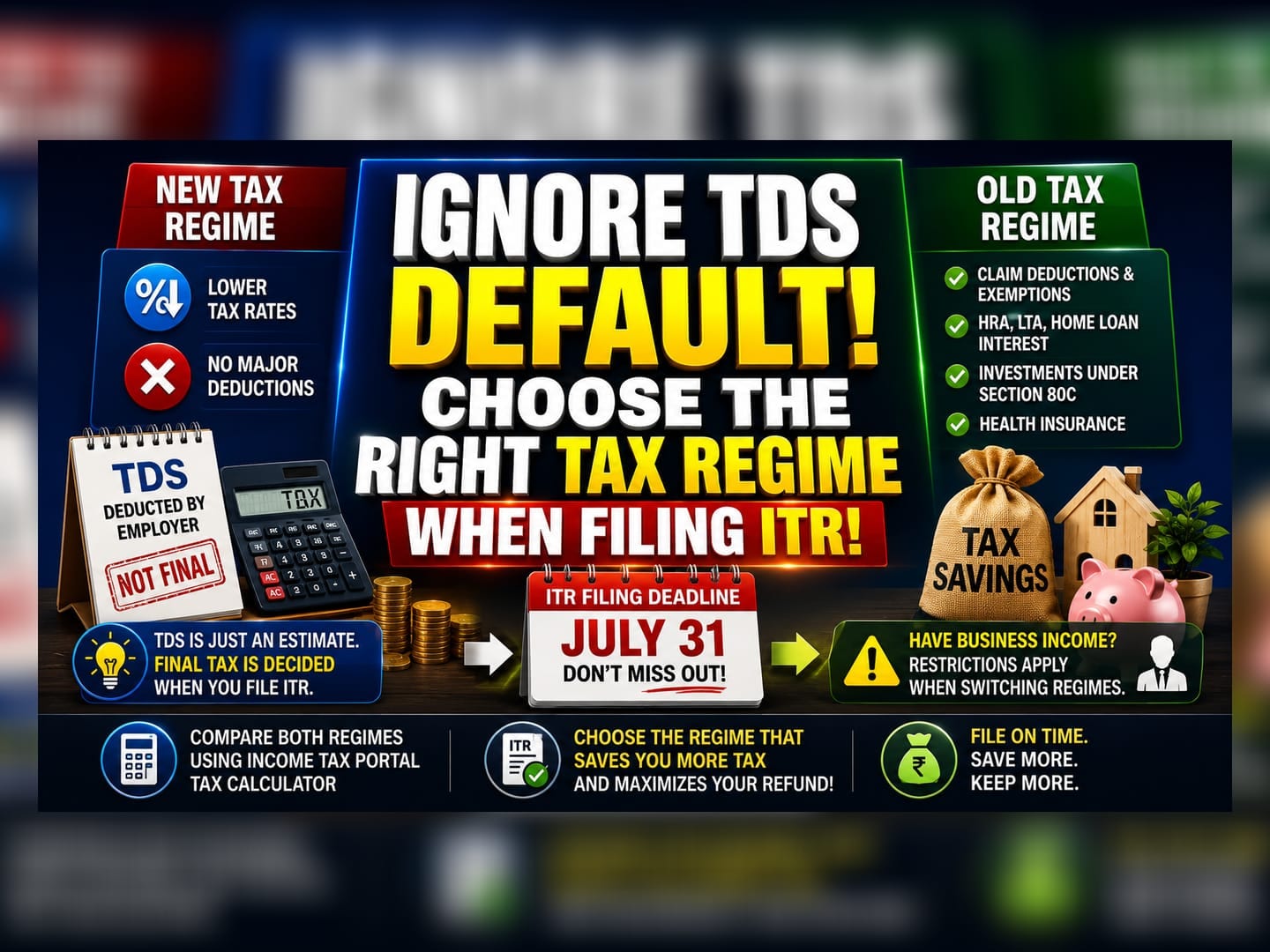 Tax Regime: You Can Still Choose Old Regime When Filing ITR