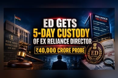 Ex-Reliance Telecom Director Remanded to ED Custody