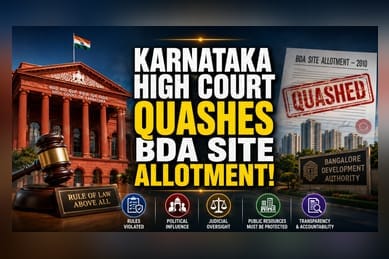 Karnataka HC Cancels BDA Site Allotment Over Favoritism