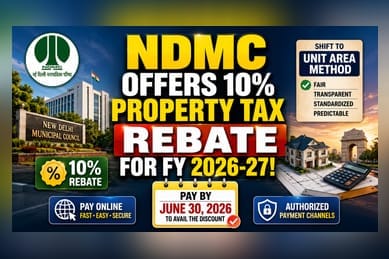 NDMC Announces 10% Property Tax Rebate: What You Need To Know