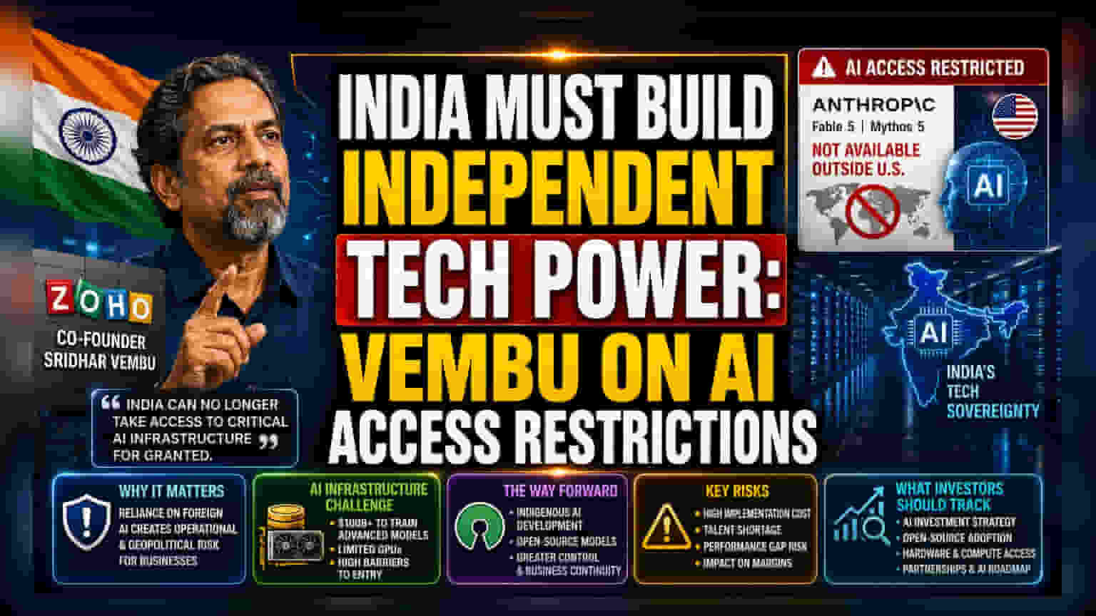 Sridhar Vembu: India Must Build AI Sovereignty