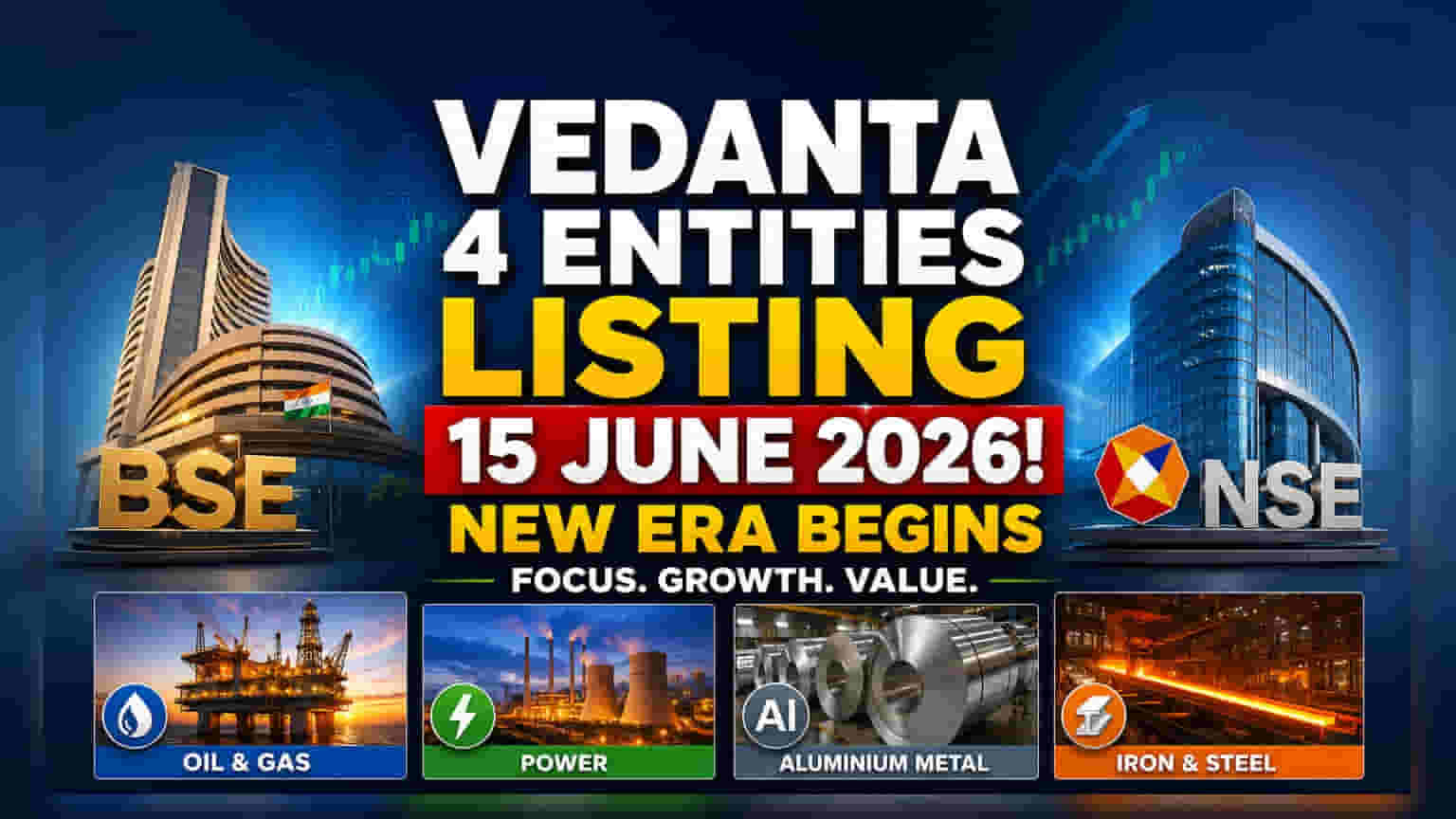 Vedanta Demerger: 4 नई कंपनियां सोमवार से होंगी लिस्ट, निवेशकों को जाननी चाहिए ये बातें