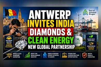 Antwerp Seeks Indian Diamond Talent and Clean Energy