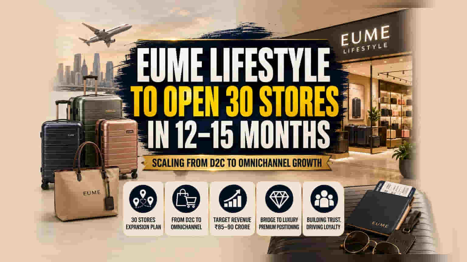 Private Luggage Player Eume Plans Offline Expansion to 30 Stores