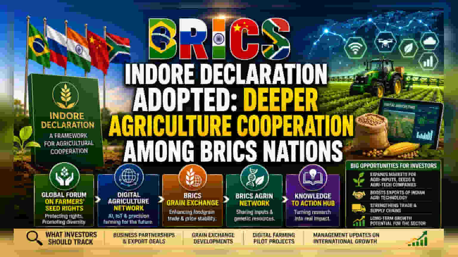 BRICS వ్యవసాయ ఒప్పందం: భారత ఆగ్రో స్టాక్స్కు కొత్త అవకాశాలు!