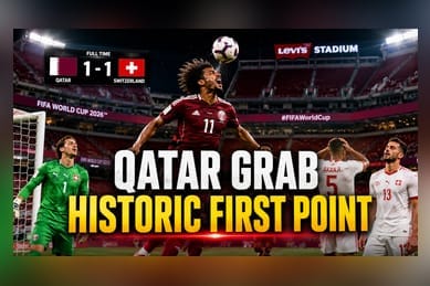 Historic Milestone: Qatar Secures First World Cup Point