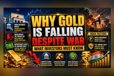 Gold Prices Fall: Why the 'Safe Haven' Is Not Behaving Like One