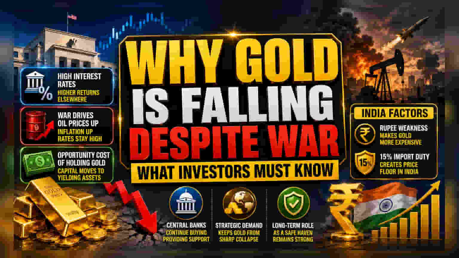 Gold Prices Fall: Why the 'Safe Haven' Is Not Behaving Like One
